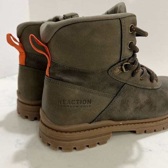 Kenneth Cole Urban Brown and Orange Boots - Picture 11 of 14